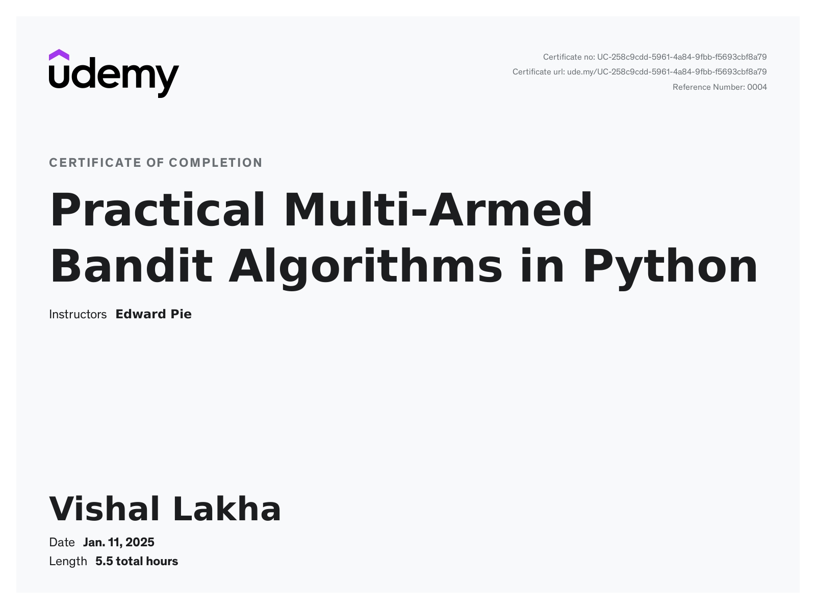 Practical Multi-Armed Bandit Algorithms in Python